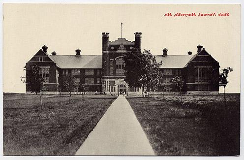 Image of the Administration building during its early Normal School years.