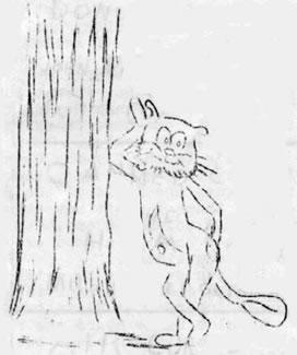 在1948年的一份报纸上，鲍比看起来像一只温暖而毛茸茸的家猫，长着一条海狸般的尾巴.