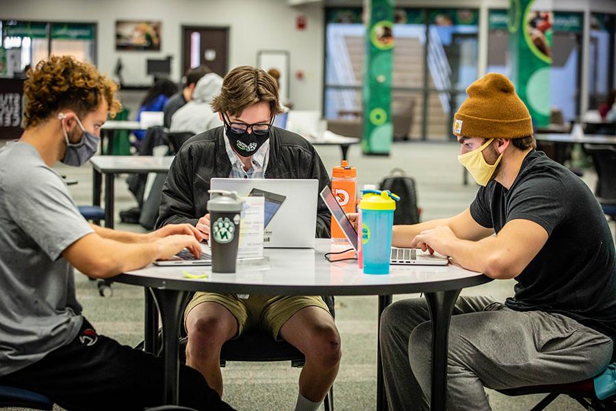 The B.D. Owens Library as a popular place for students to study and collaborate. Library staff are forming an advisory board this fall to gather feedback about the facility’s spaces, services and collections. (Photo y Todd Weddle/Northwest Missouri State University)
