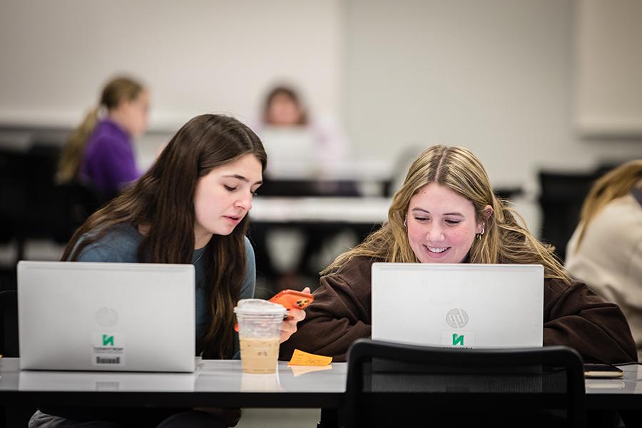 The Owens Library serves as a hub for student activity with a variety of resources and services to support learning, research and collaboration. (Photo by Chandu Ravi Krishna/Northwest Missouri State University)